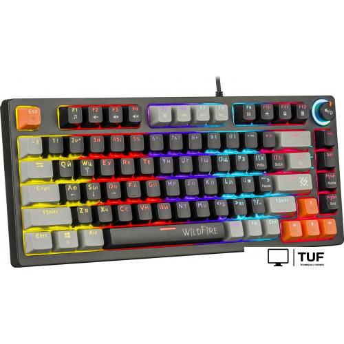 Клавиатура Defender Wildfire GK-213 (черный/серый)