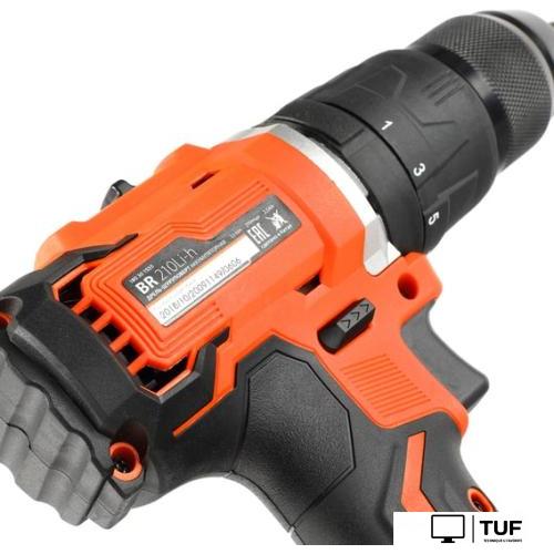 Ударная дрель-шуруповерт Patriot BR 210UES-h 180301555 (с 2-мя АКБ, кейс)