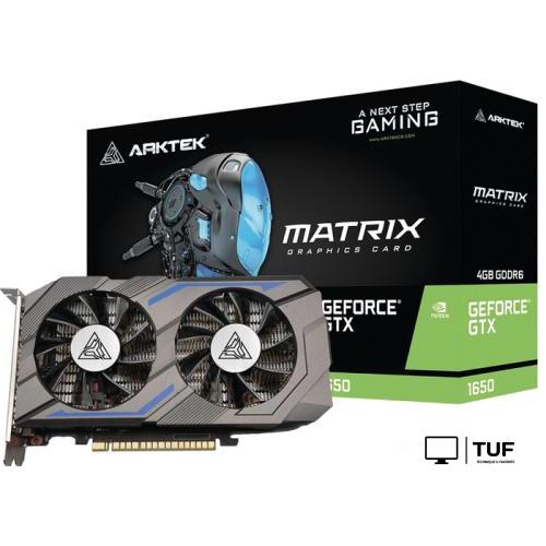 Видеокарта Arktek GeForce GTX 1650 4GB GDDR6 AKN1650D6S4GH1-S