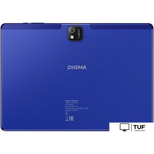 Планшет Digma Optima 1442E 4G (темно-синий)