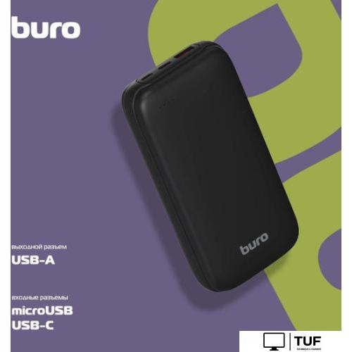 Внешний аккумулятор Buro BP20A 20000mAh (черный)