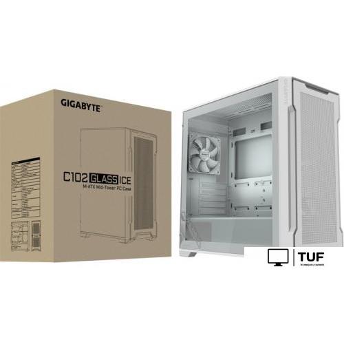 Корпус Gigabyte C102 Glass Ice