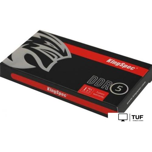 Оперативная память KingSpec 8ГБ DDR5 SODIMM 4800 МГц KS4800D5N11008G