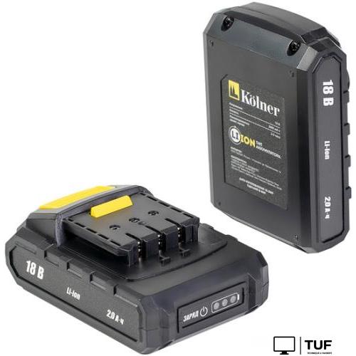 Дрель-шуруповерт Kolner KCD 18/2LC (с 2-мя АКБ)