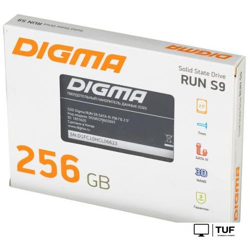 SSD Digma Run S9 256GB DGSR2256GS93T