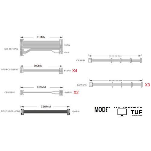 Блок питания 1stPlayer NGDP 1300W HA-1300BA3-BK