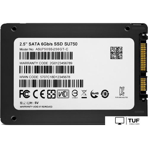 SSD ADATA Ultimate SU750 256GB ASU750SS-256GT-C