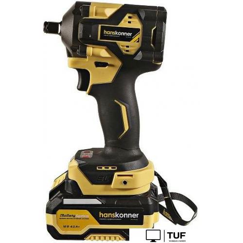 Гайковерт Hanskonner HCD20420BLC (с 1-им АКБ, кейс)
