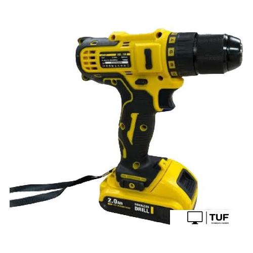 Дрель-шуруповерт Edon AD-12 1002010341 (с 2-мя АКБ, кейс, набор оснастки)