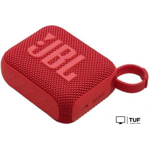 Беспроводная колонка JBL Go 4 (красный)