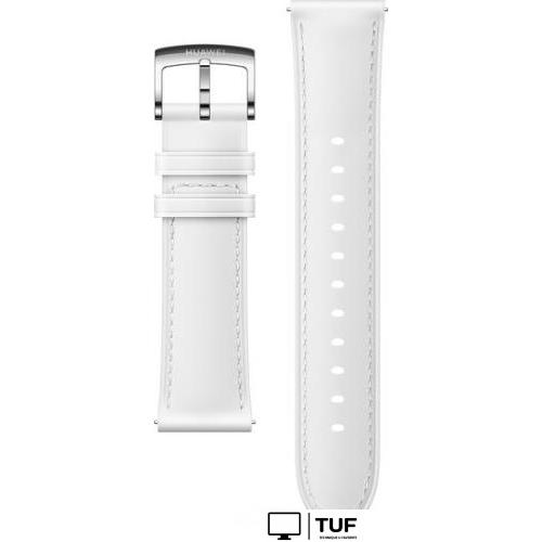 Умные часы Huawei Watch GT 3 Pro Ceramic 43 мм (белый/кожа)