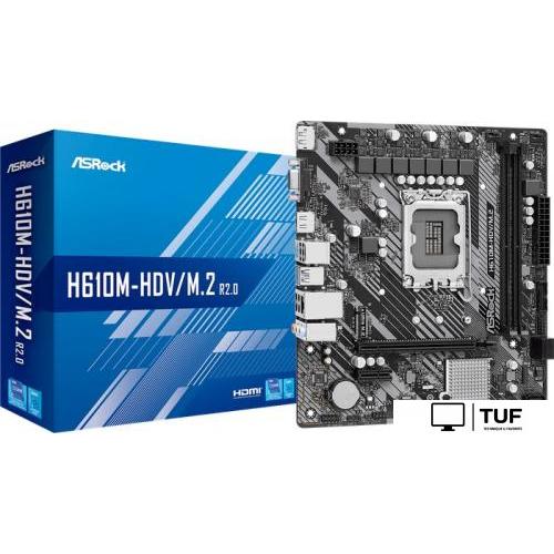 Материнская плата ASRock H610M-HDV/M.2 R2.0