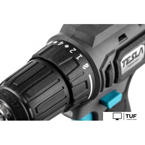 Дрель-шуруповерт Tesla TCD12BL 834528 (с 2-мя АКБ, кейс)