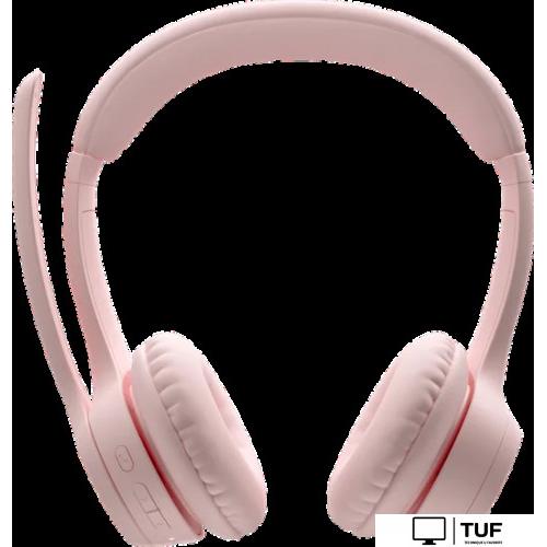 Офисная гарнитура Logitech Zone 300 (розовый)