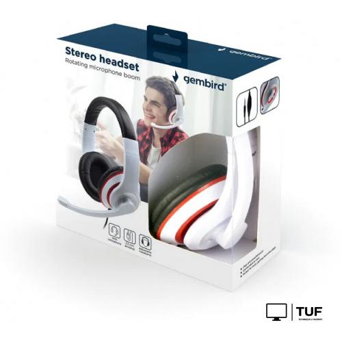 Наушники Gembird MHS-03-WTRDBK