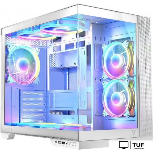 Корпус MODECOM Volcano Panorama Apex ARGB 7F Midi (белый)