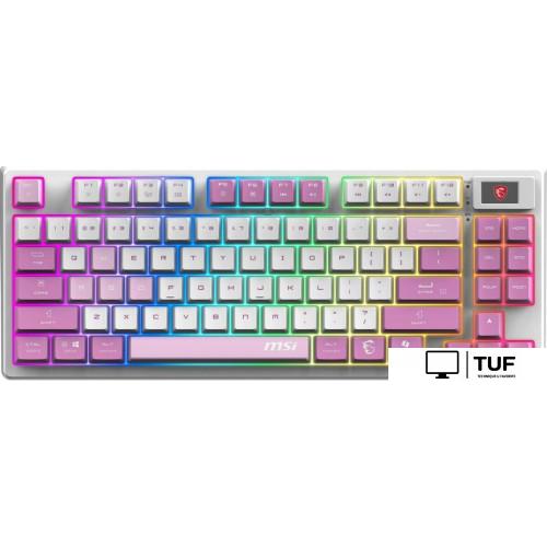 Клавиатура MSI Forge GK600 TKL Wireless Violet