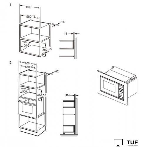 Микроволновая печь Weissgauff BMWO-209 PDW