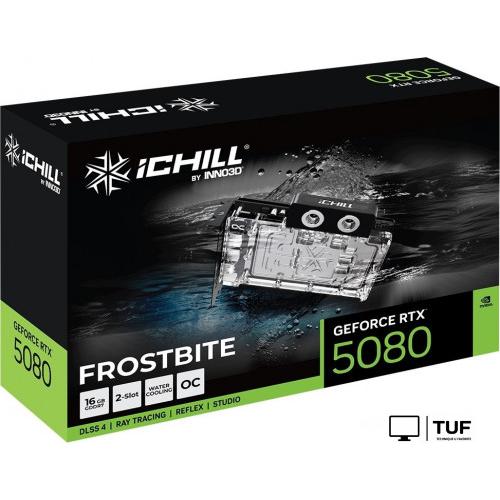 Видеокарта Inno3D GeForce RTX 5080 iChill Frostbite C50803-16D7X-1760FB