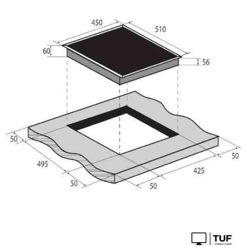 Варочная панель ZUGEL ZIH453B