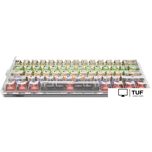 Клавиатура Redragon Fizz (прозрачный/белый)