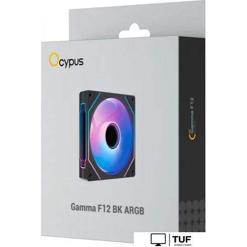Вентилятор для корпуса Ocypus Gamma F12 BK ARGB