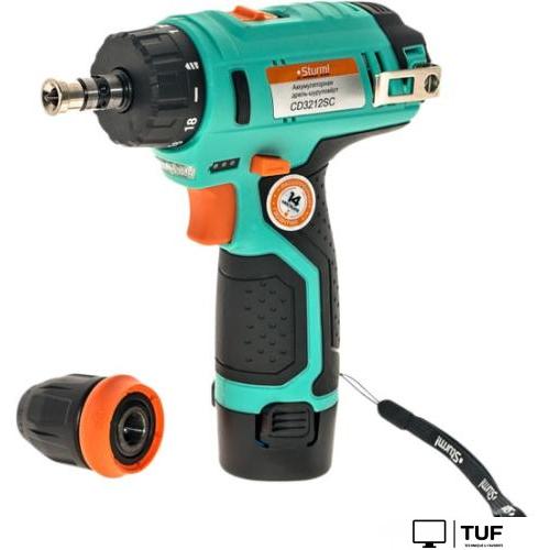 Дрель-шуруповерт Sturm CD3212SC (с 2-мя АКБ, кейс)