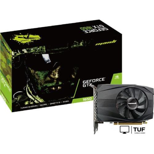 Видеокарта Manli GeForce GTX 1650 4GB GDDR6 M-NGTX1650/6RDHDP-M1434