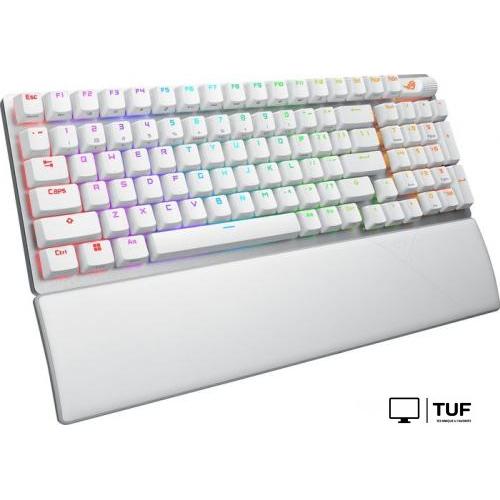 Клавиатура ASUS ROG Strix Scope II 96 Wireless Moonlight White (NX Snow)