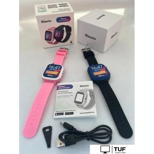 Детские умные часы Aimoto Lite (розовый/белый)