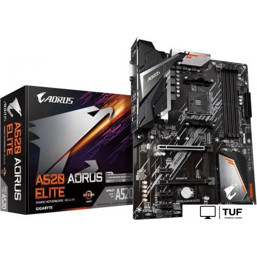 Материнская плата Gigabyte A520 Aorus Elite (rev. 1.1)