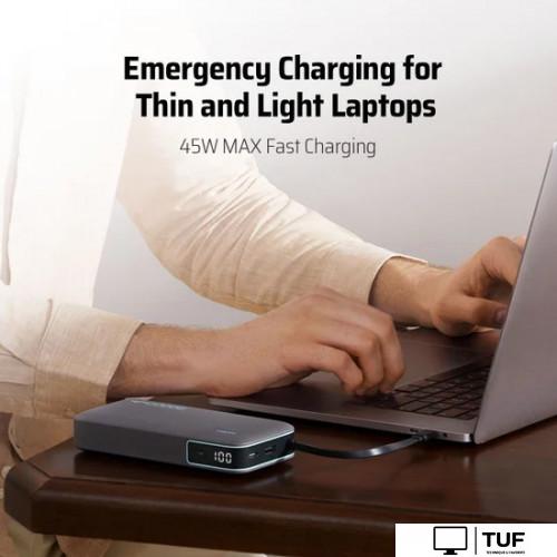 Внешний аккумулятор Cuktech PB200N 20000mAh 55W (темно-серый)