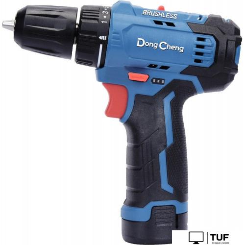 Дрель-шуруповерт DongCheng DCJZ23-10 Type EK (с 2-мя АКБ, кейс)