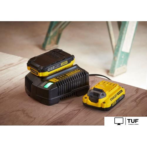 Ударная дрель-шуруповерт Stanley SFMCD721M2K (с 2-мя АКБ, кейс)