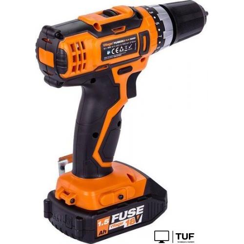 Дрель-шуруповерт Villager Fuse VLN 3220 2BSC 056357 (с 2-мя АКБ, кейс, оснастка)