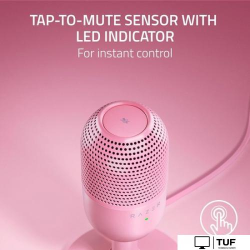 Проводной микрофон Razer Seiren V3 Mini Quartz Pink