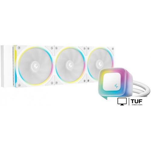 Система жидкостного охлаждения для процессора DeepCool LE360 PRO WH R-LE360PRO-WHAMMC-G-1