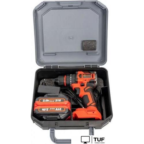 Ударная дрель-шуруповерт Edon UAD-21PBL (с 2-мя АКБ, кейс)