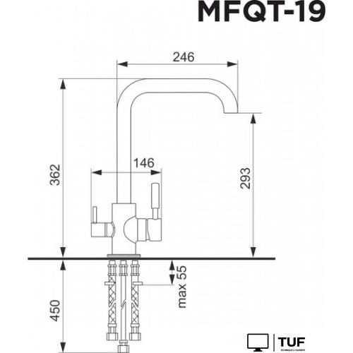 Смеситель MAUNFELD MFQT-19B (черный)