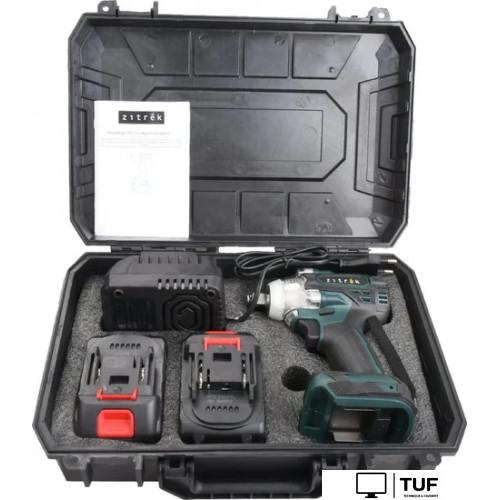 Гайковерт Zitrek Crusher 20 085-1022 (с 2-мя АКБ, кейс)
