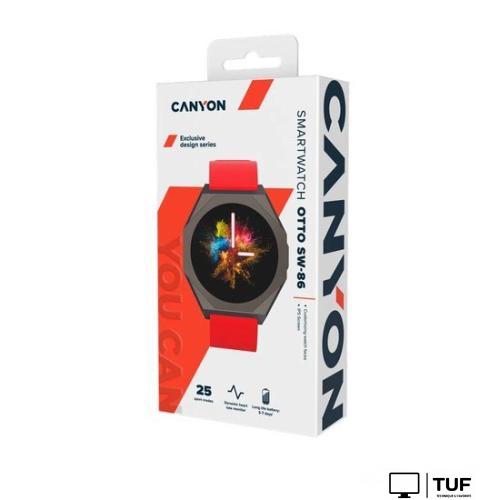 Умные часы Canyon Otto SW-86 (красный)