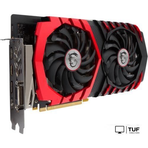 Видеокарта MSI GeForce GTX 1060 Gaming X 6GB GDDR5 [GTX 1060 GAMING X 6G]