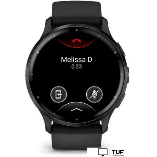 Умные часы Garmin Venu 3 (черный, с силиконовым ремешком)