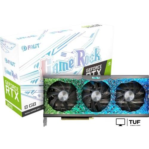 Видеокарта Palit GeForce RTX 3070 GameRock V1 8GB GDDR6