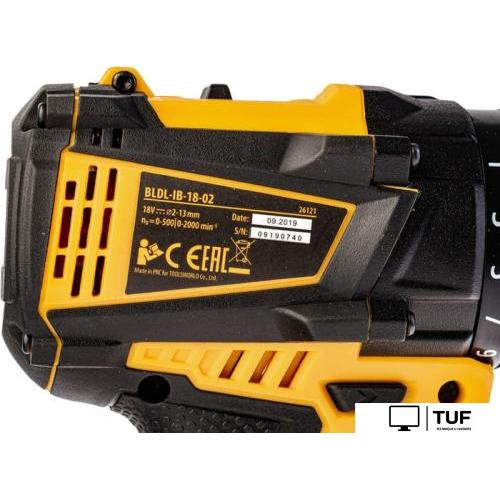 Дрель-шуруповерт Denzel BLDL-IB-IB-18-02 (с 2-мя АКБ, кейс)