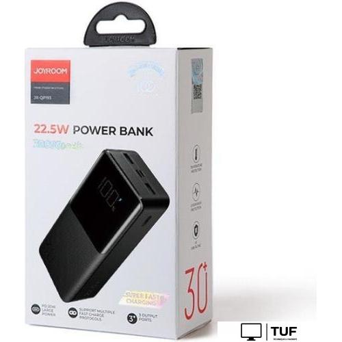Внешний аккумулятор Joyroom JR-QP193 30000mAh (черный)