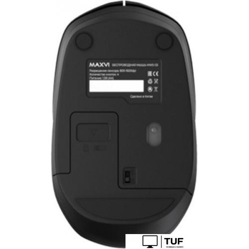 Мышь Maxvi MWS-03 (черный)