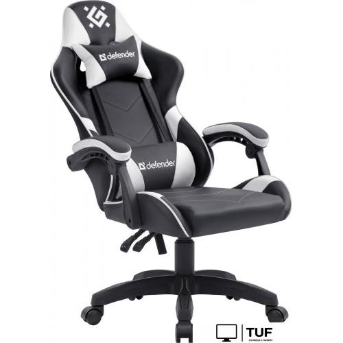 Игровое (геймерское) кресло Defender Companion (черный/белый)
