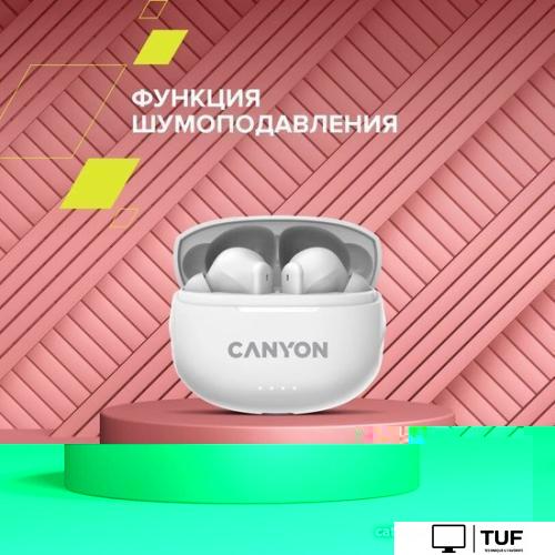 Наушники Canyon TWS-8 (белый)