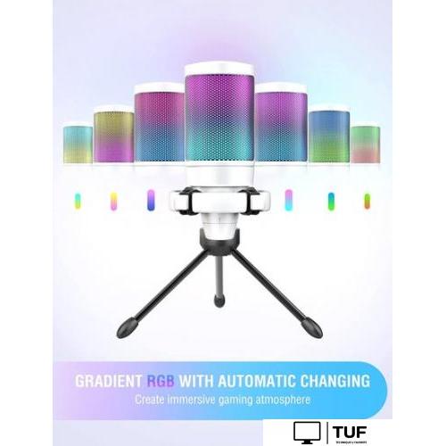 Проводной микрофон FIFINE A6V (белый)